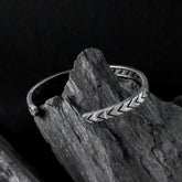 Silver Arrow Open Kada Bracelet